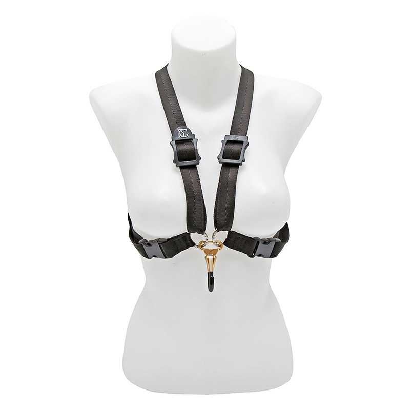 bg s41msh arnês para saxofone mulher -sanganxa music store