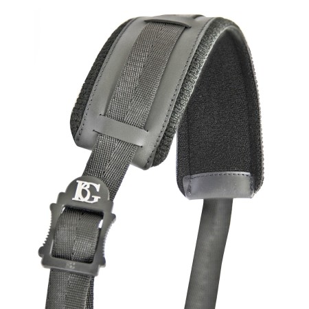 bg s02m correia de ombro para saxofone com gancho de metal - sanganxa music store