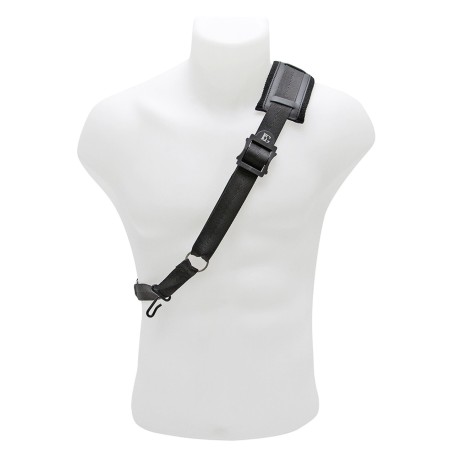 bg s02m correia de ombro para saxofone com gancho de metal - sanganxa music store