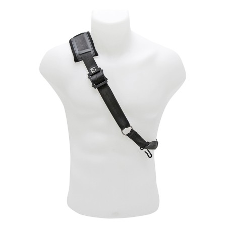 bg s02m correia de ombro para saxofone com gancho de metal - sanganxa music store