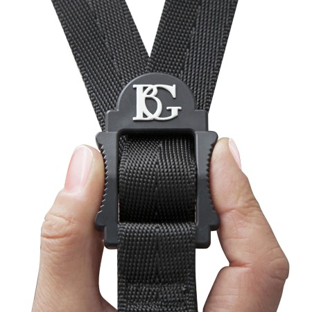 bg s02m correia de ombro para saxofone com gancho de metal - sanganxa music store