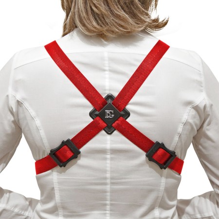 arnês para saxofone bg s419sh vermelho mulher - sanganxa music store