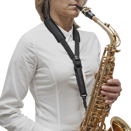 bg saxofone infantil comfort cord s12sh - sanganxa music store