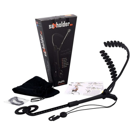 arnês para saxofone jazzlab saxholder xl - sanganxa music store
