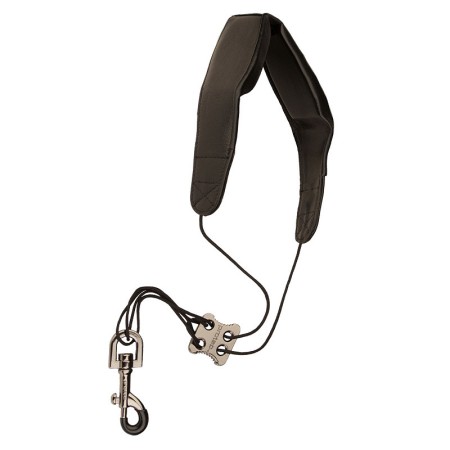correia para saxofone protec l305m couro mosquetão 24" - sanganxa music store