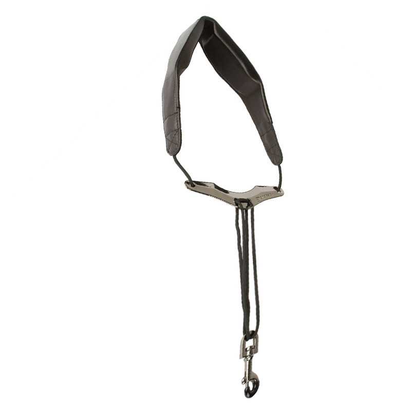 correia para saxofone protec lc310m leather 22" comfort - sanganxa music store