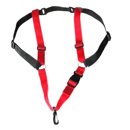red atbl red unisex red red redstrap arnês para saxofone - sanganxa music store