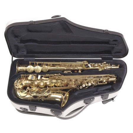 Estojo para Saxofone Alto-Soprano Bam 4120XLNS Hightech Cinzento - Sanganxa.com