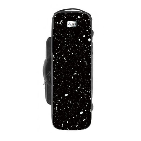 Estojo para saxofone soprano K-Ses Premium Fusion Preto Brilhante - Sanganxa.com