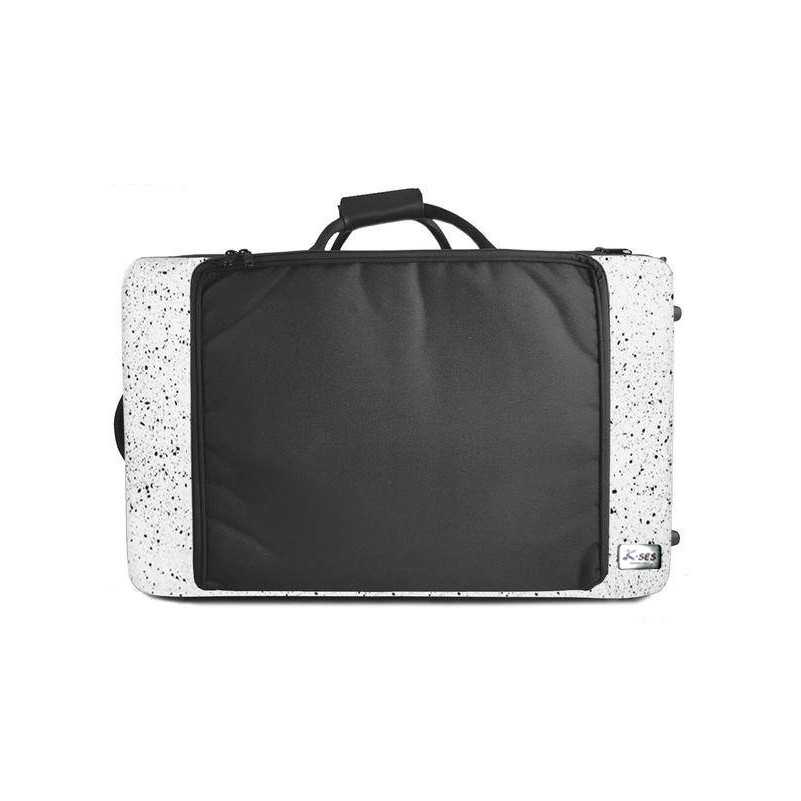 ESTUCHE K-SES CABINE PREMIUM MATE SAXO ALTO + SOPRANO BLANCO FUSION
