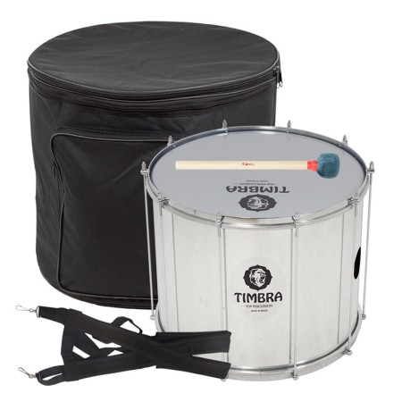 Surdo Pack Timbra 18 "x40cm Ti8236 10 Div mace cover & harness - Sanganxa.com