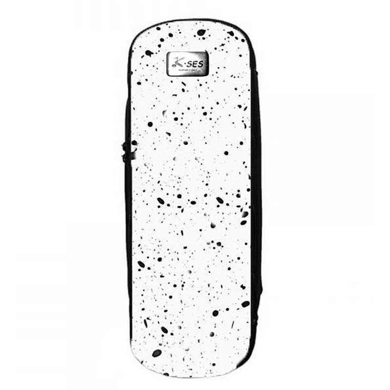 Eestuche K-ses Premium Fusion Branco Brilhante Clarinete Mini - Sanganxa.com