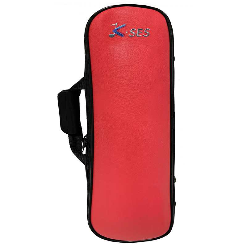 Estojo para mini clarinete K-ses Sport Red - Vermelho Sanganxa.com