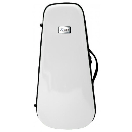 Estojo para trompete K-ses com formato Premium Matte White - Sanganxa.com