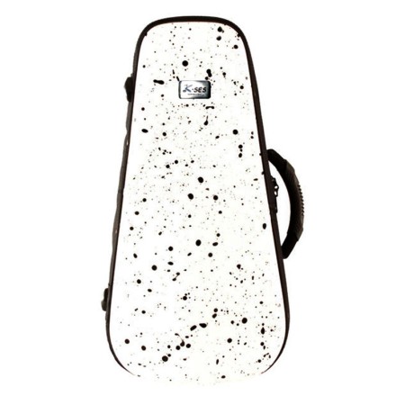 Estojo para trompete K-ses com forma de fusão Premium Branco Brilhante - Sanganxa.com