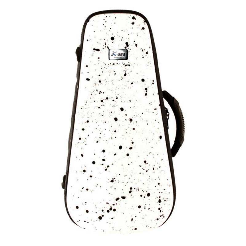 Estojo para trompete K-ses com forma de fusão Premium Branco Brilhante - Sanganxa.com