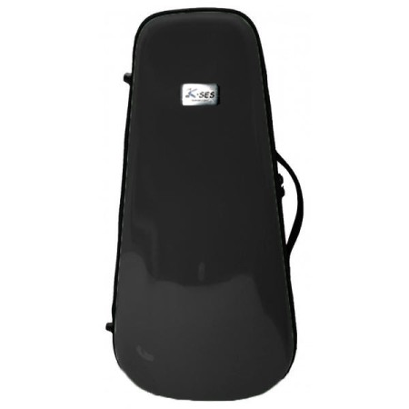 Estojo para trompete K-ses com formato Premium Preto Brilhante - Sanganxa.com
