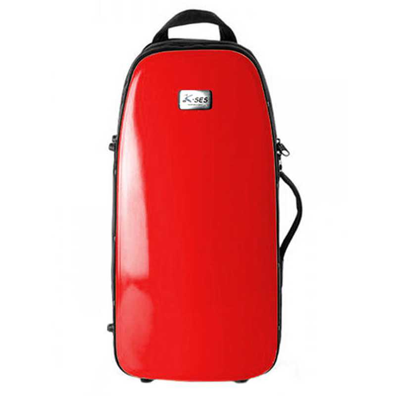 K-ses Premium Compac Red Glossy Trumpet Case - Estojo para trompete Sanganxa.com