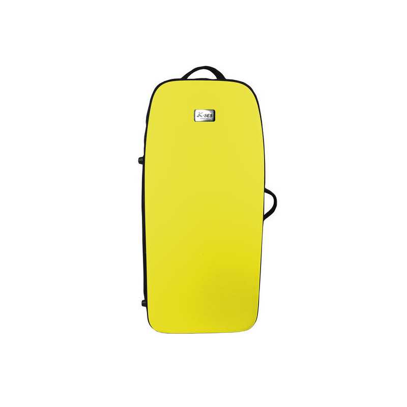 K-ses Premium Compac Matte Yellow 2 Trumpets Case - Sanganxa.com