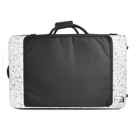 K-ses Premium Fusion Matte White Case 4 Trompetes - Sanganxa.com