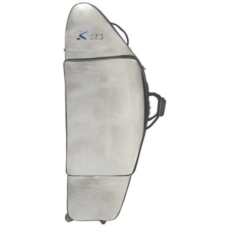 Estojo K-Ses Sport Prata Cinzento Saxofone Barítono para Sib/A - Sanganxa.com