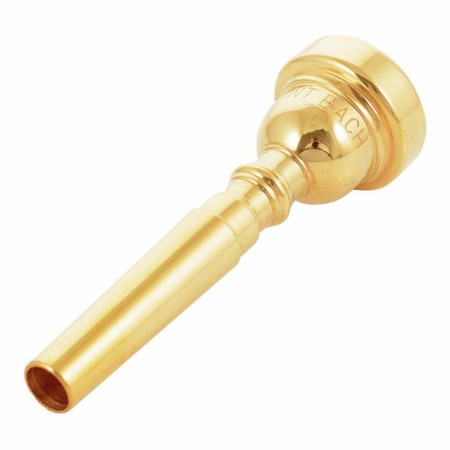 Boquilha para trompete Bach 1 1/2C Dourado - Sanganxa.com