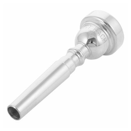 Boquilha para trompete Bach 1C Granillo 24 Prateado - Sanganxa.com