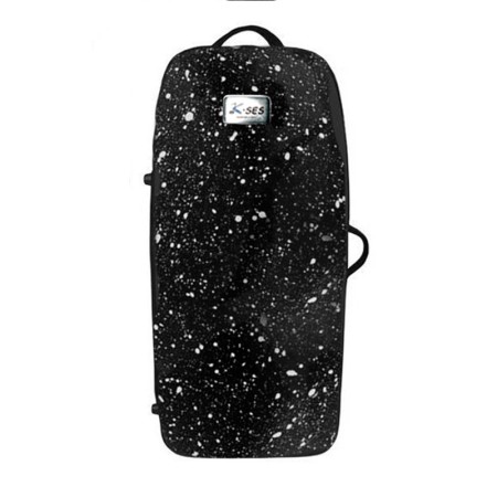 K-ses Premium Compac Fusion Preto Brilhante 2 Trompetes Estojo - Sanganxa.com