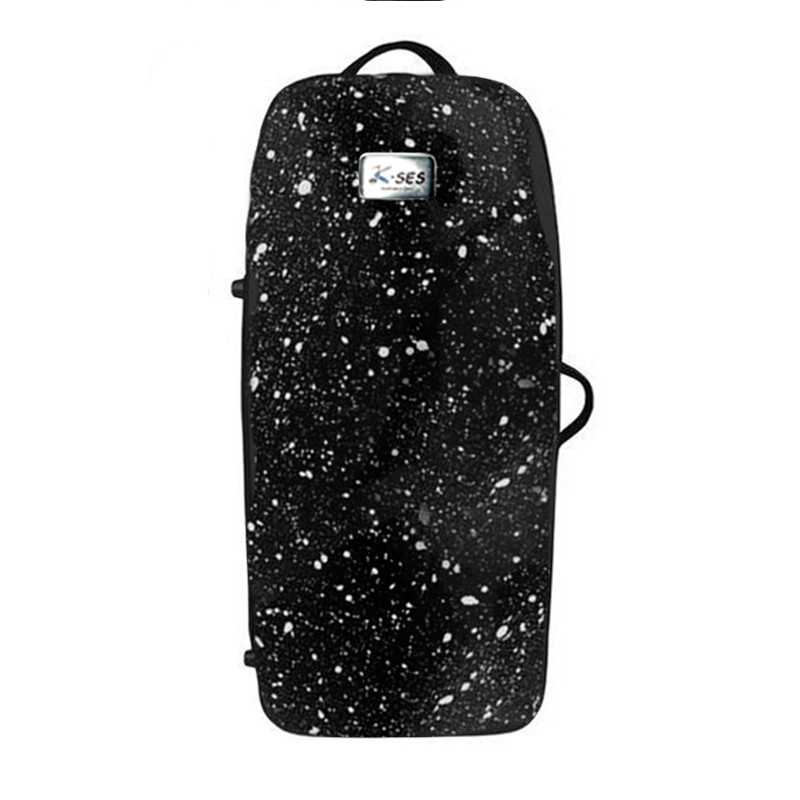 K-ses Premium Compac Fusion Preto Brilhante 2 Trompetes Estojo - Sanganxa.com