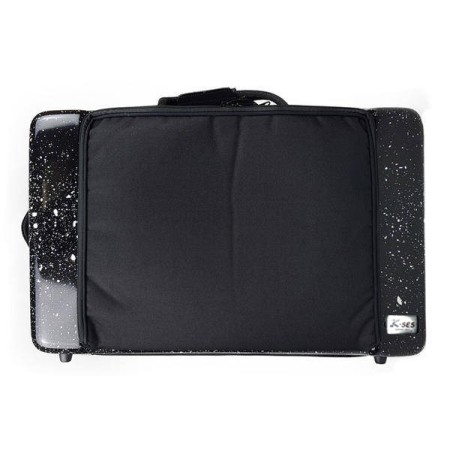 K-ses Premium Fusion Glossy Black Retangular Horn Case - Sanganxa.com