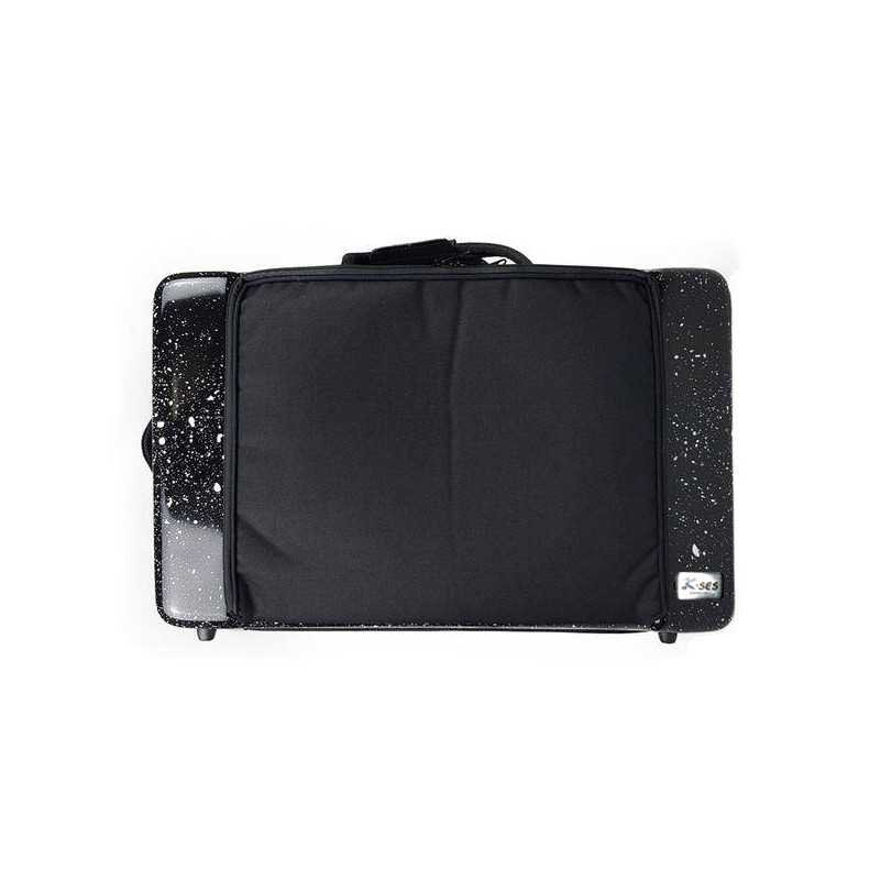 K-ses Premium Fusion Glossy Black Retangular Horn Case - Sanganxa.com