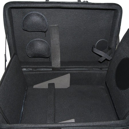 K-ses Premium Fusion Glossy Black Retangular Horn Case - Sanganxa.com