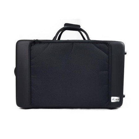 K-ses Premium Glossy Black Retangular Horn Case - Sanganxa.com