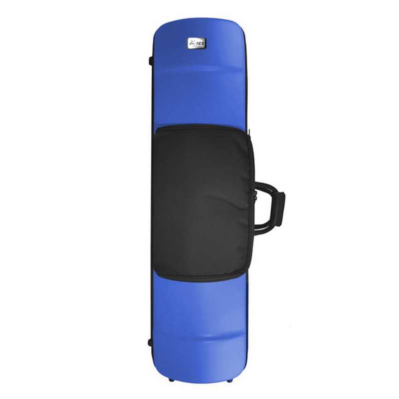 K-Ses Estojo Premium Azul Brilhante para 2 Trombones (Alto e Tenor) - Sanganxa.com