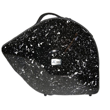 K-ses Premium Fusion Preto Brilhante em forma de chifre Estojo de campânula amovível - Sanganxa.com