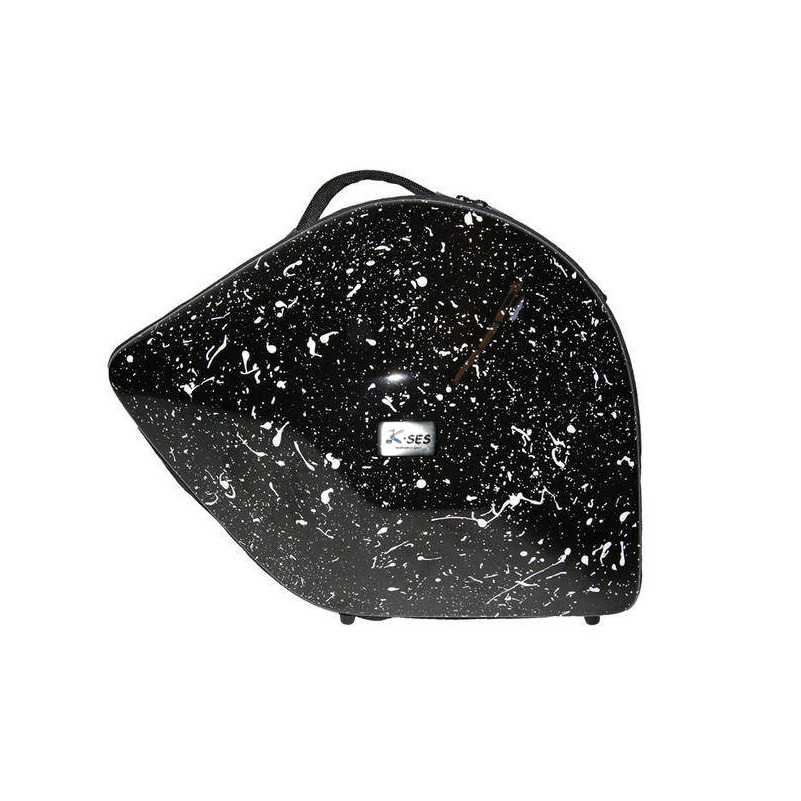 K-ses Premium Fusion Preto Brilhante em forma de chifre Estojo de campânula amovível - Sanganxa.com