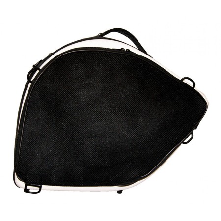 K-ses Premium Black Glossy Horn Case Destacável em forma de campainha - Sanganxa.com