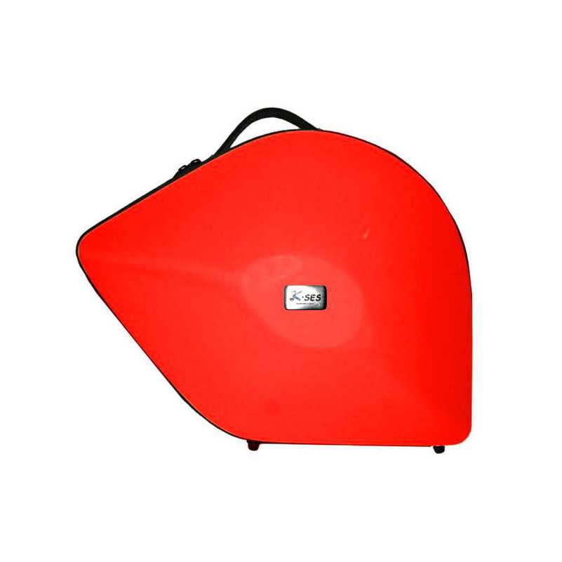 K-ses Premium Red Glossy Horn Case Forma de campainha amovível - Sanganxa.com