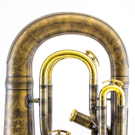 Eufónio Adams E1 0.60 Acabamento em Prata Tudel Antiga - Sanganxa.com