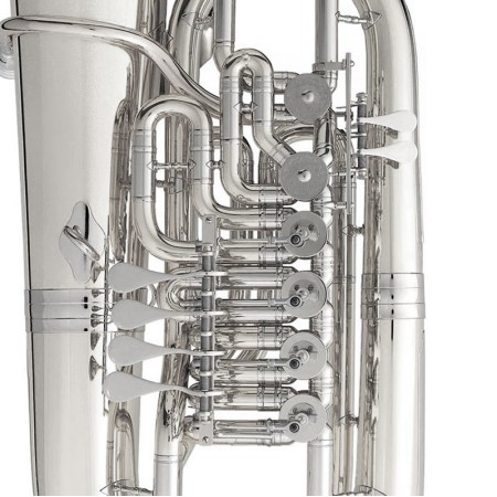 Tuba em Fá B&S Modelo 5100W prateado - Sanganxa.com