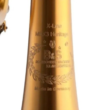 TRUMPET B&S MBX3 HERITAGE BRUSHED GOLD B&S - 3