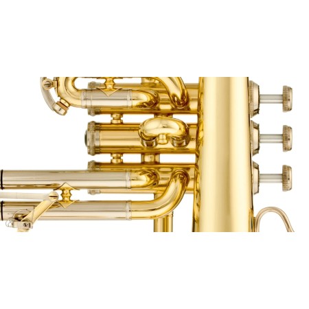 TRUMPET B&S MBX3 HERITAGE BRUSHED GOLD B&S - 4
