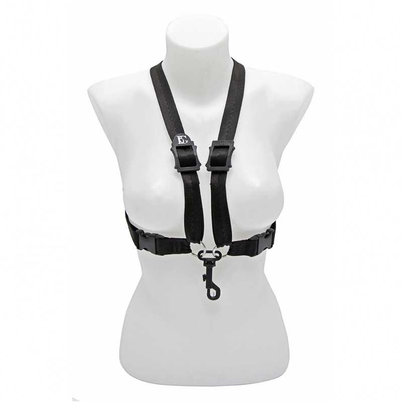 Arnês para saxofone BG S41SH Tamanho XL para mulher Mosquetão de plástico - Sanganxa.com