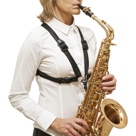 Arnês para saxofone BG S41SH Tamanho XL para mulher Mosquetão de plástico - Sanganxa.com