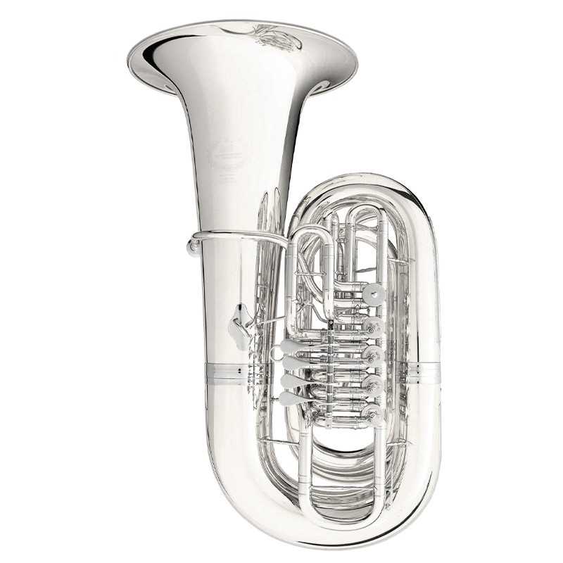 Tuba B&S PT-6 Perantucci 3098 Prateado 5 Cilindros - Sanganxa.com