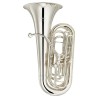 Tuba Yamaha YCB-621 S Banhada a Prata em Dó 3/4 - Sanganxa.com