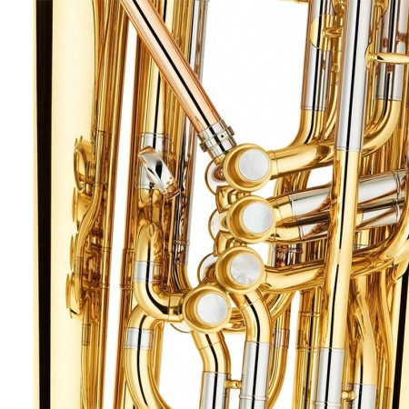 Tuba Yamaha YCB-621 L Pistões lacados em Dó - Sanganxa.com