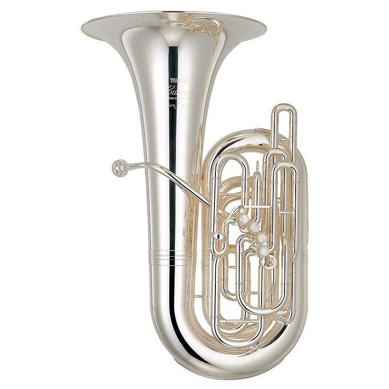 YAMAHA YCB-822 S TUBA BANHADA A PRATA EM C -  sanganxa.com