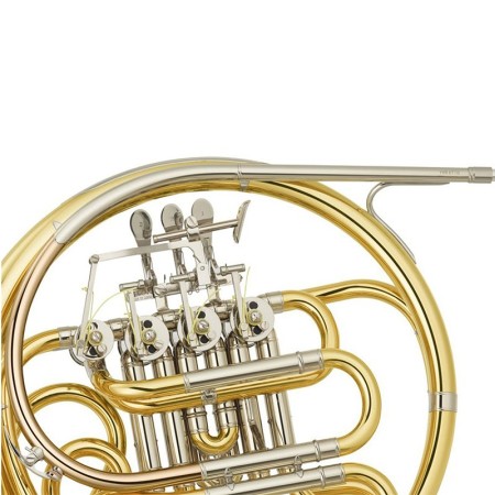 Trompa Dupla Yamaha YHR671 Geyer F/F Bb Lacado - Sanganxa.com