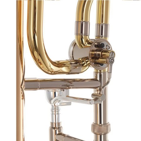 Trombone Yamaha YSL548 GO F/F Bb Lacado - Sanganxa.com